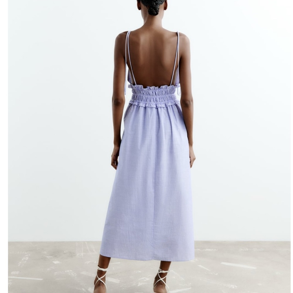 Zara Lavender Strappy Dress